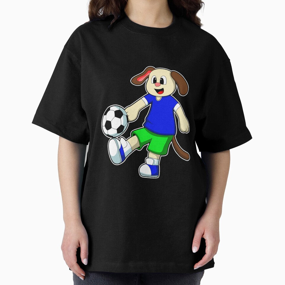Dog at Sports with Soccer by Snabdesign84