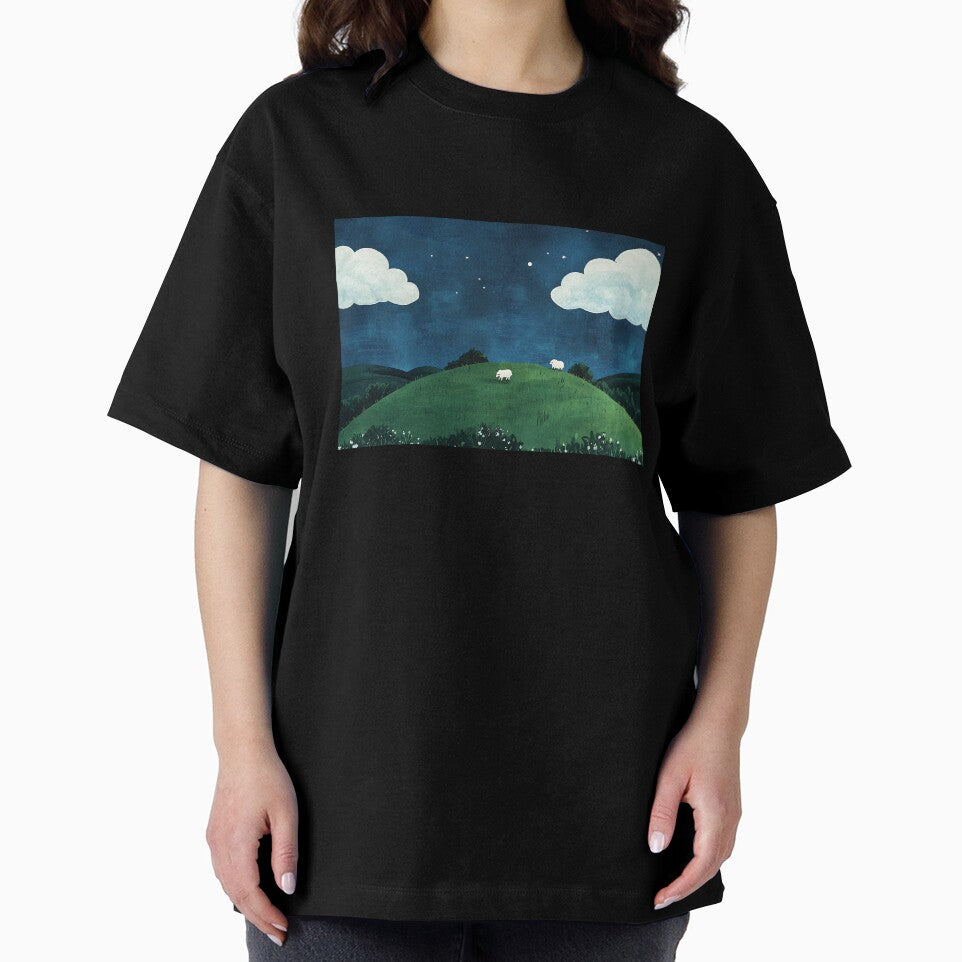 Whimsical Cottagecore: Dreamy Sheep Starry Sky by bapupa T-Shirts, Hoodie, Sweatshirt | BlankRebels.com (Image 2)