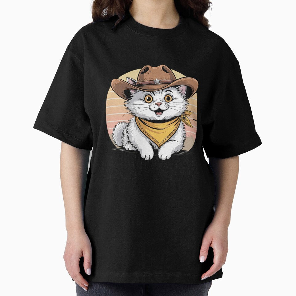 Meowdy Cat Funny Howdy Meme Western Cowboy Kitten1 by RuthGAArt T-Shirts, Hoodie, Sweatshirt | BlankRebels.com (Image 2)