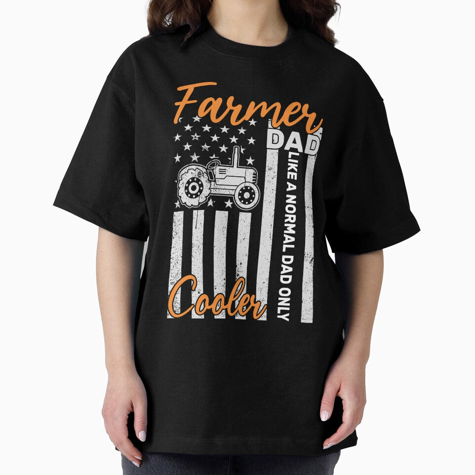 Farmer Dad Like A Normal Dad Only Cooler by KroghDs T-Shirts, Hoodie, Sweatshirt | BlankRebels.com (Image 2)
