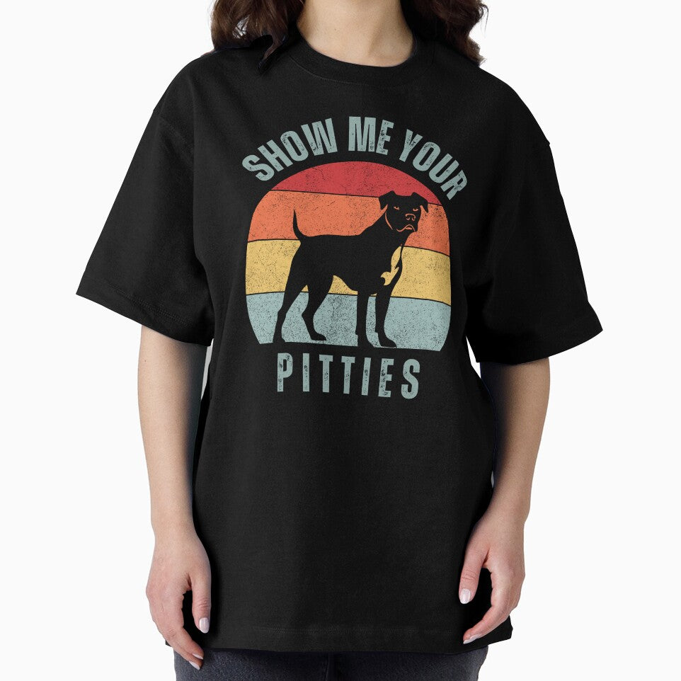 Pitbull Retro Sunset Vintage Dog Lover Cute Gift Dog Pet Is My Family Best Friend by darunwan T-Shirts, Hoodie,... (Image 2)