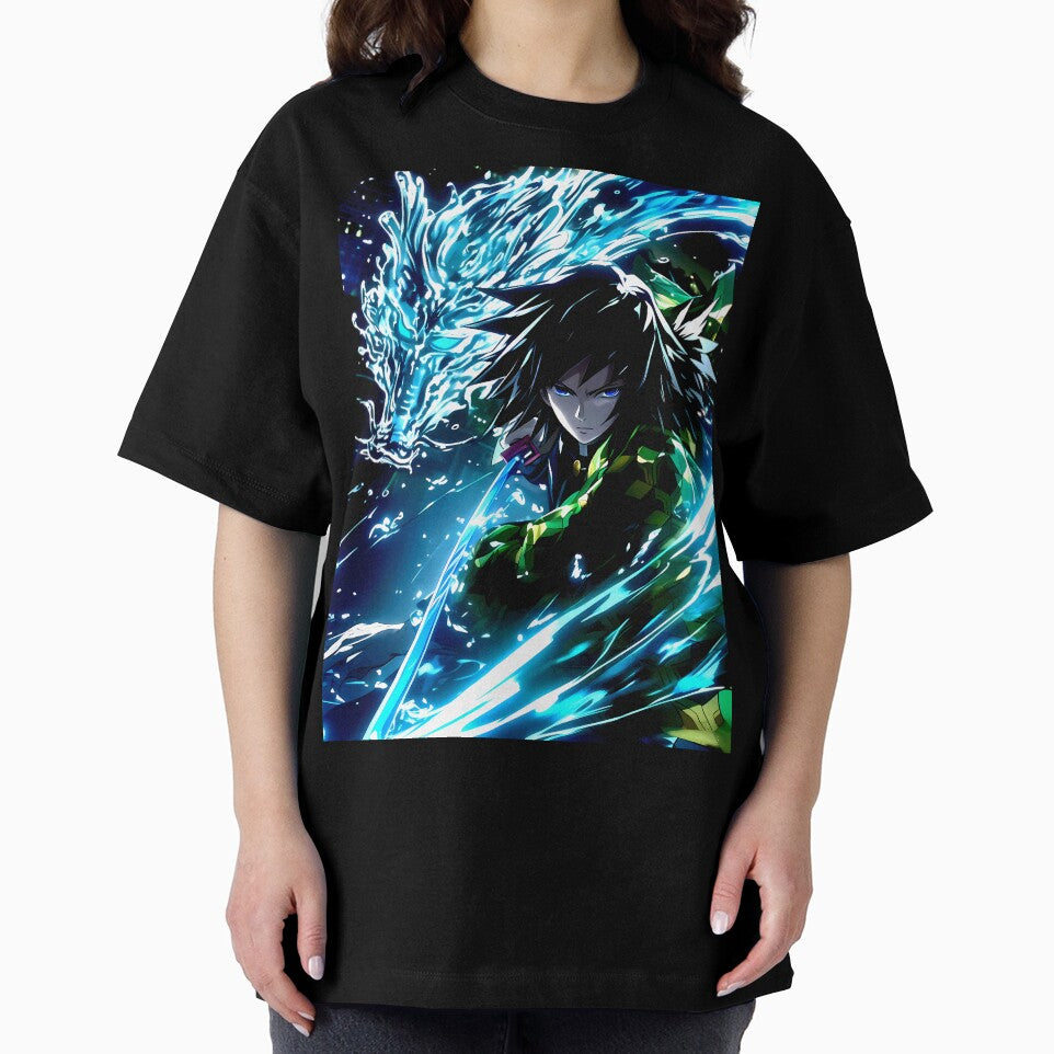 Giyu Tomioka Demon Slayer Anime Water Dragon Attack Spectacle by Tokyonomad