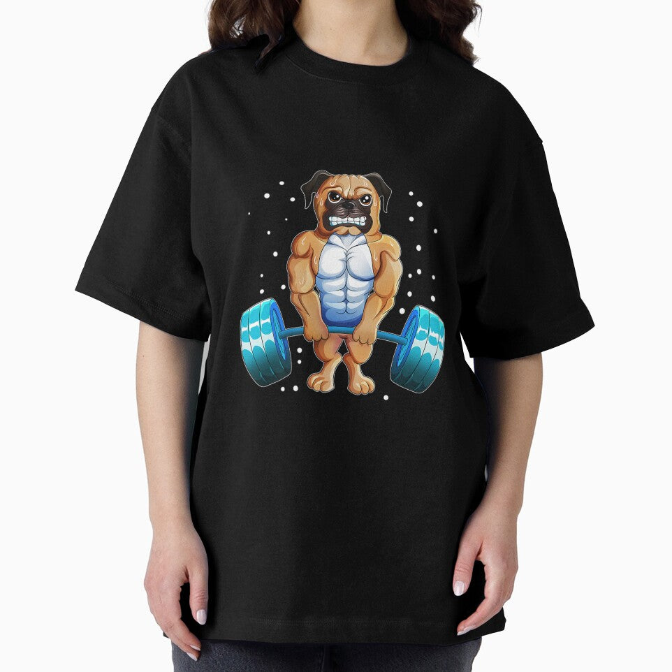 PUG WEIGHTLIFTING WORKOUT DOG OWNER EXERCISING by sobriowslen T-Shirts, Hoodie, Sweatshirt | BlankRebels.com (Image 2)