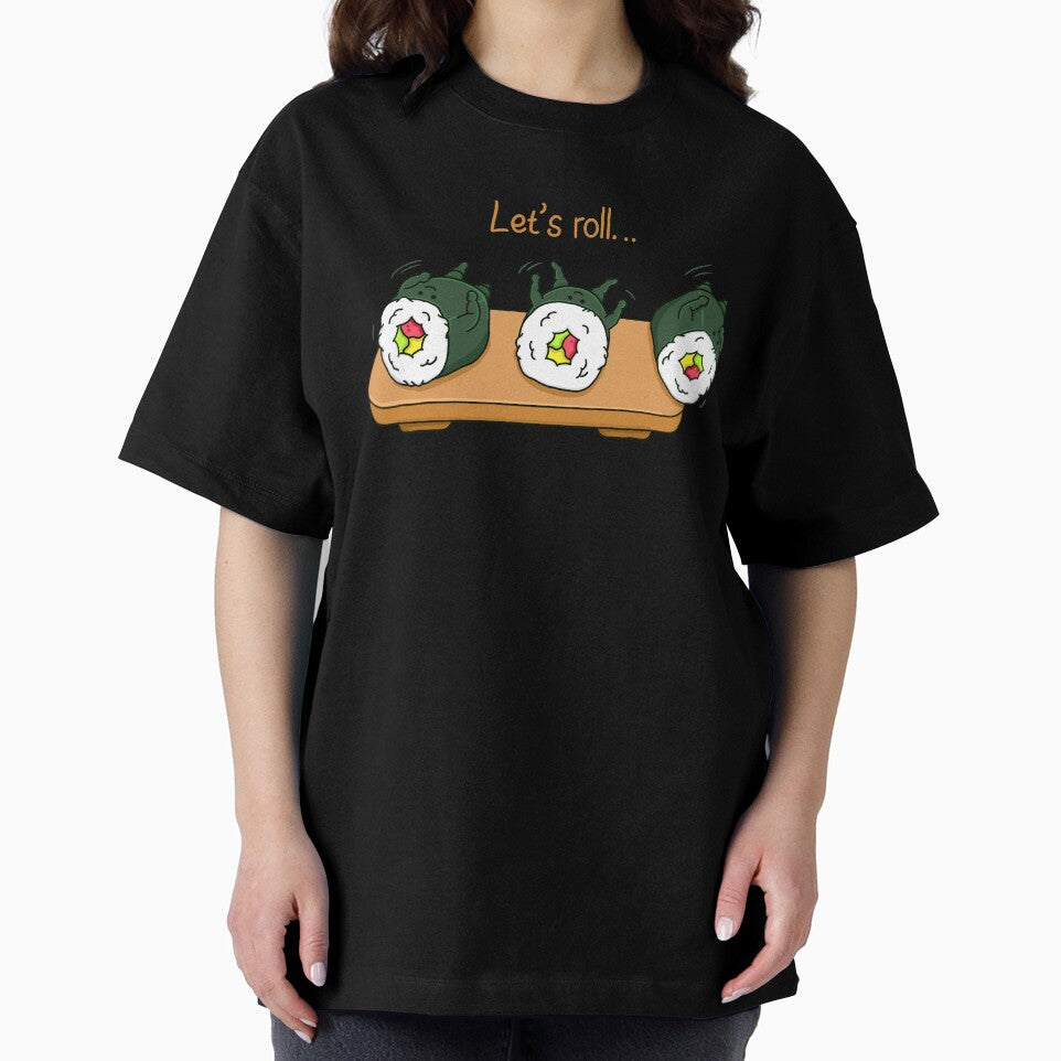 Rolling Sushi Roll by Kimprut T-Shirts, Hoodie, Sweatshirt | BlankRebels.com (Image 2)