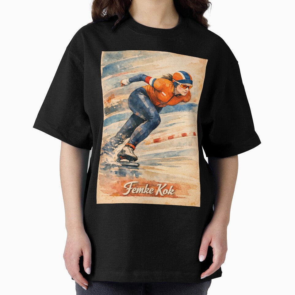 Femke Kok Speed Skating Sprint by Sarcastic designs T-Shirts, Hoodie, Sweatshirt | BlankRebels.com (Image 2)