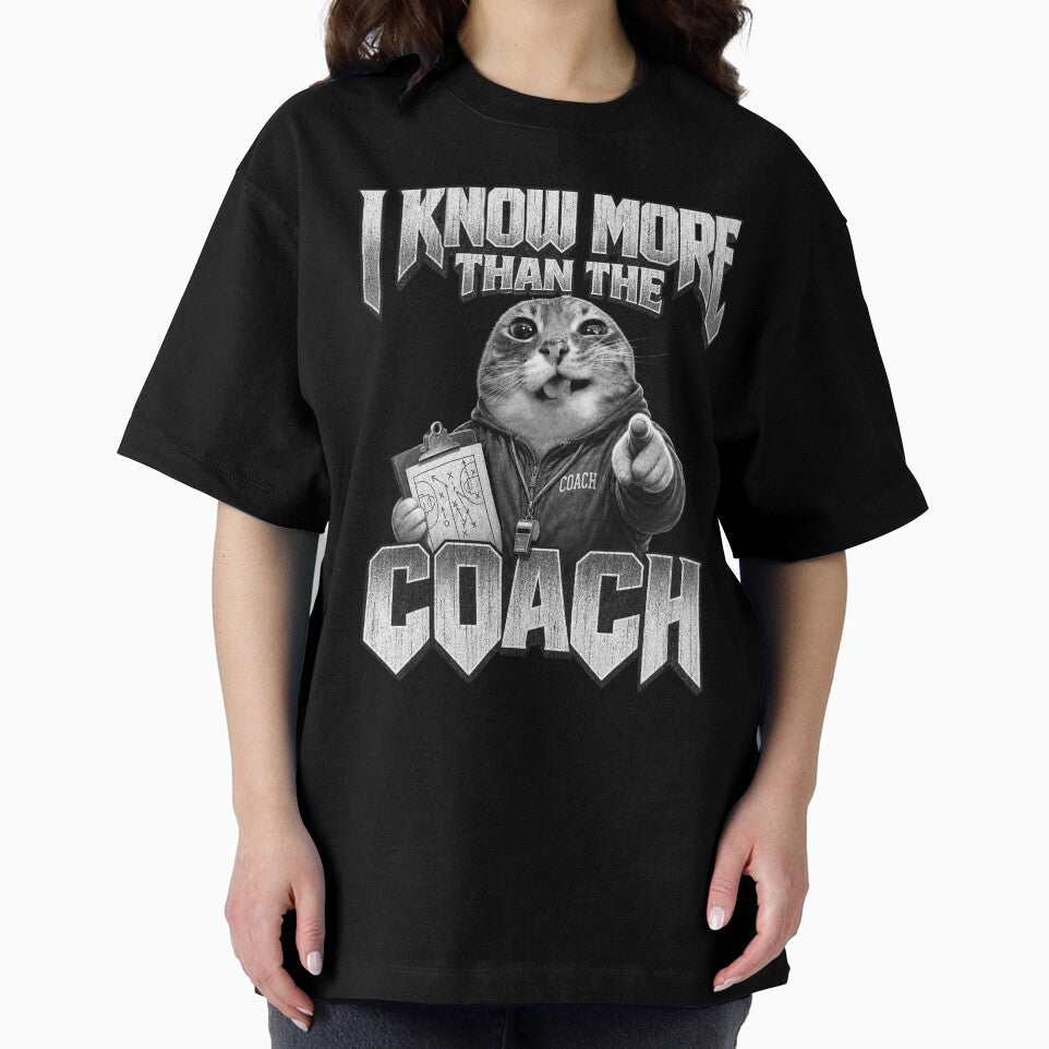 I Know More Than The Coach Funny World Cup 2026 Meme USA Soccer Fan Silly Cat by darkdotsdesigns