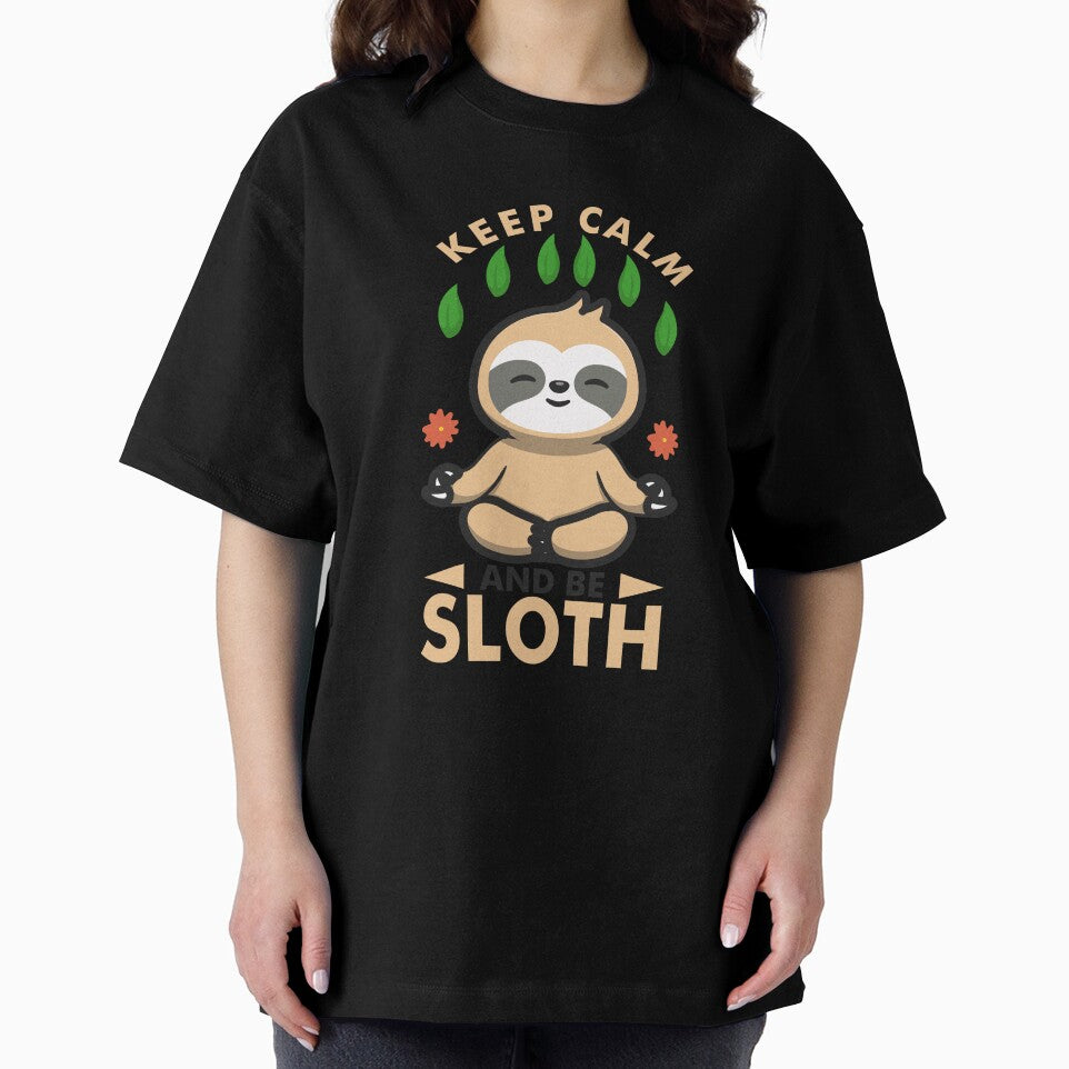 keep calm and be sloth-funny animals typography by Hartics T-Shirts, Hoodie, Sweatshirt | BlankRebels.com (Image 2)