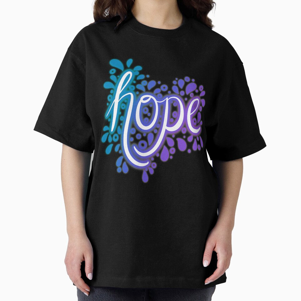 Hope Blue Gradient V1 by avacado-designs T-Shirts, Hoodie, Sweatshirt | BlankRebels.com (Image 2)