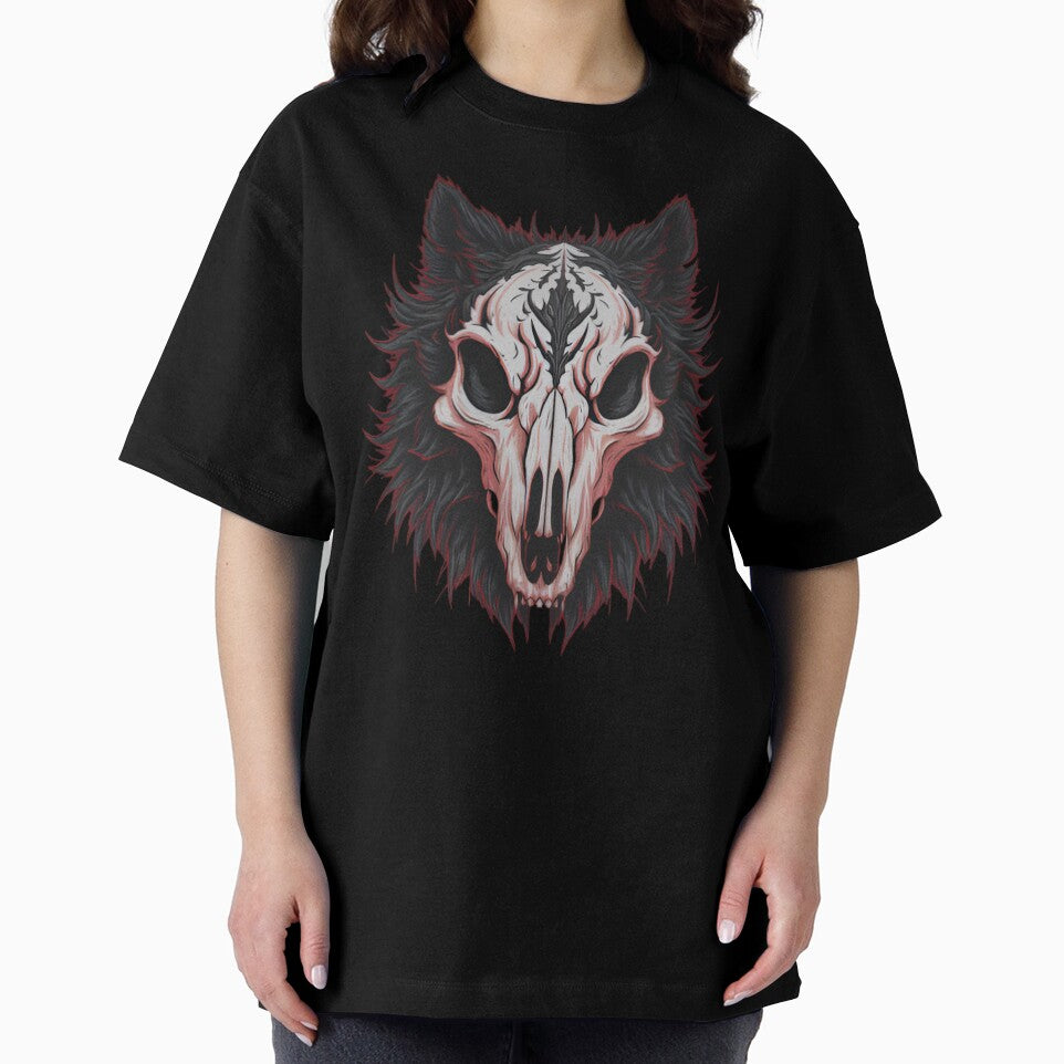 Gothic Wolf Skull by Mr-Feniks-55 T-Shirts, Hoodie, Sweatshirt | BlankRebels.com (Image 2)