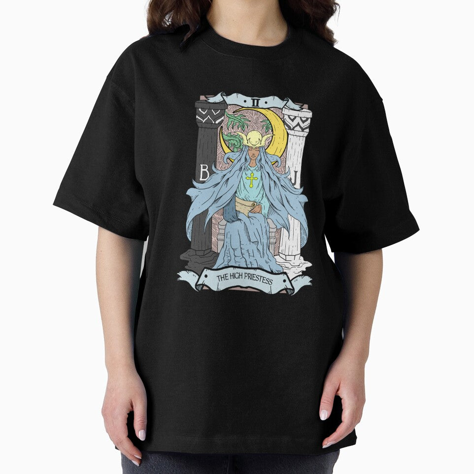 Tarot Card The High Priestess II Occult Vintage Color by taaddison50 T-Shirts, Hoodie, Sweatshirt | BlankRebels.com (Image 2)