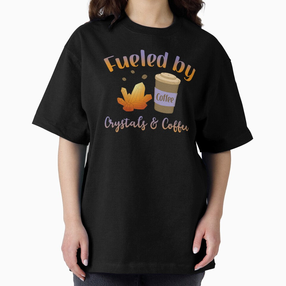 Fueled by Crystals & Coffee by GrimButterfly T-Shirts, Hoodie, Sweatshirt | BlankRebels.com (Image 2)