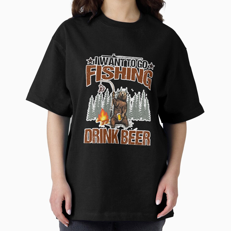 Go Fishing Drink Beer Novelty Grapahic by unassertive19 T-Shirts, Hoodie, Sweatshirt | BlankRebels.com (Image 2)