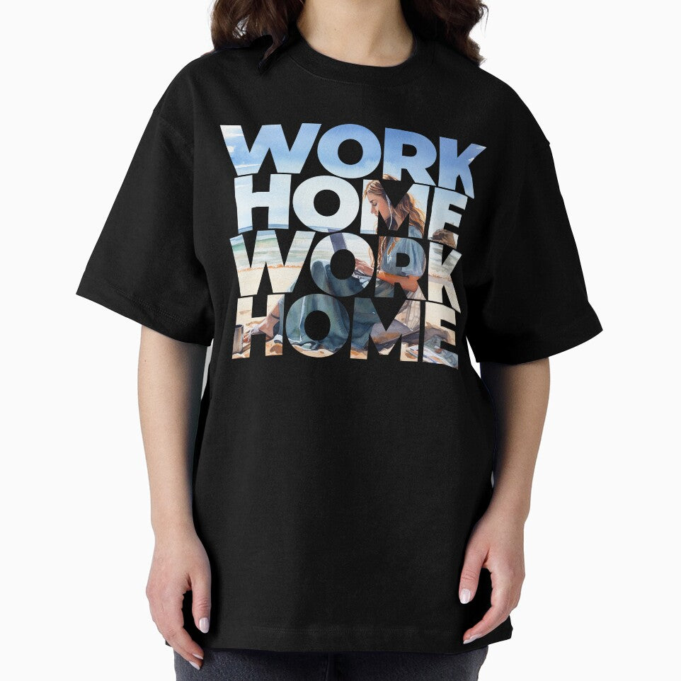 WORK HOME - Work from home by Dahlann T-Shirts, Hoodie, Sweatshirt | BlankRebels.com (Image 2)