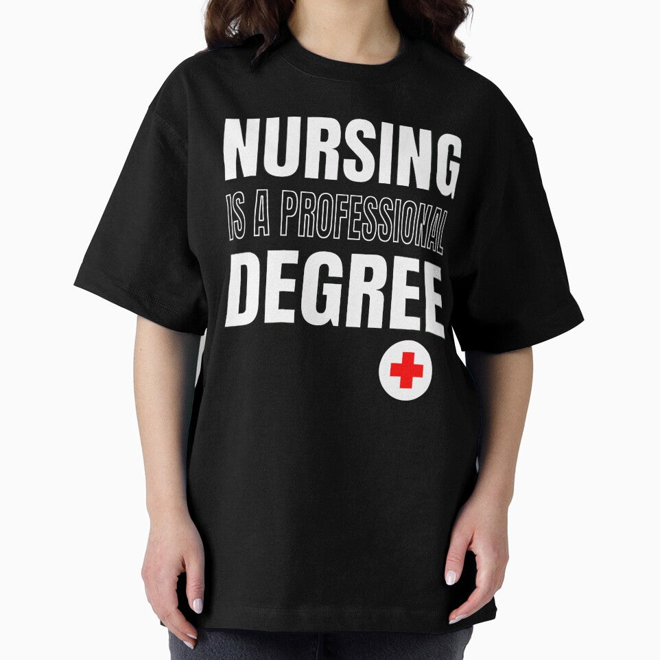 Nursing Is a Professional Degree Medical Support by erozzz T-Shirts, Hoodie, Sweatshirt | BlankRebels.com (Image 2)