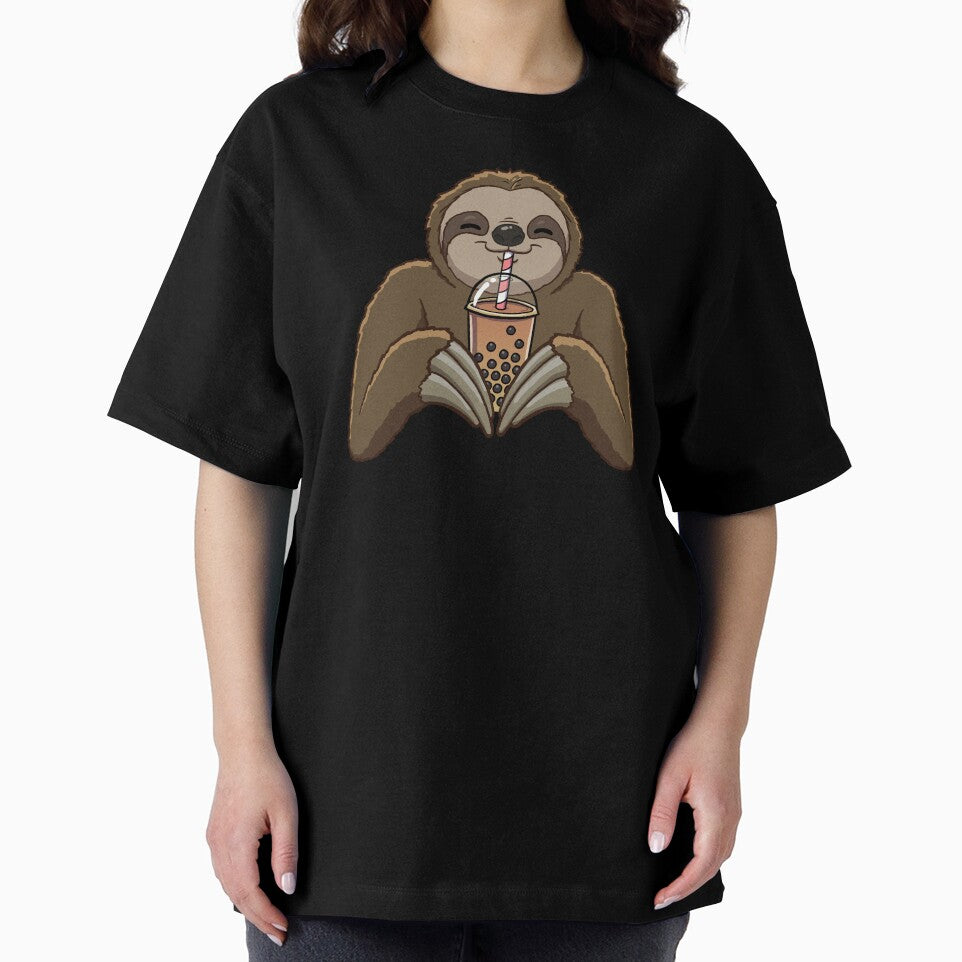 Sloth Drinking Bubble Tea by jonmlam T-Shirts, Hoodie, Sweatshirt | BlankRebels.com (Image 2)
