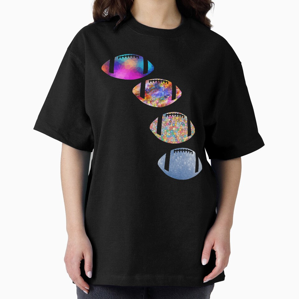 Colorful American Football Sports by Shariss T-Shirts, Hoodie, Sweatshirt | BlankRebels.com (Image 2)