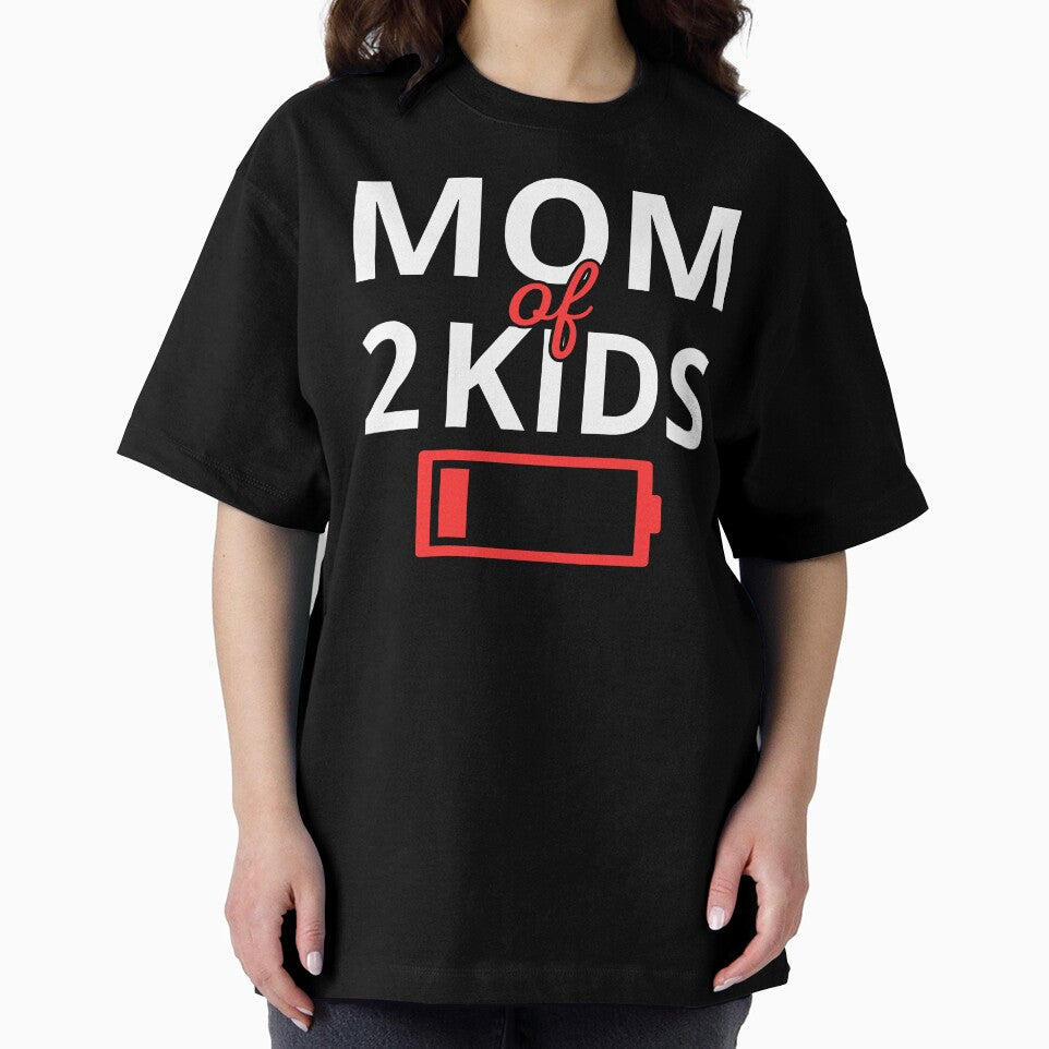 Tired Mom Of 2 Kids II by Lemon Pepper T-Shirts, Hoodie, Sweatshirt | BlankRebels.com (Image 2)