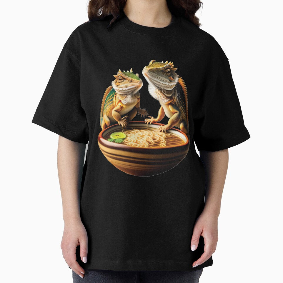 Funny Bearded Dragon with Ramen Noodles Bowl by Trendy Valley T-Shirts, Hoodie, Sweatshirt | BlankRebels.com (Image 2)