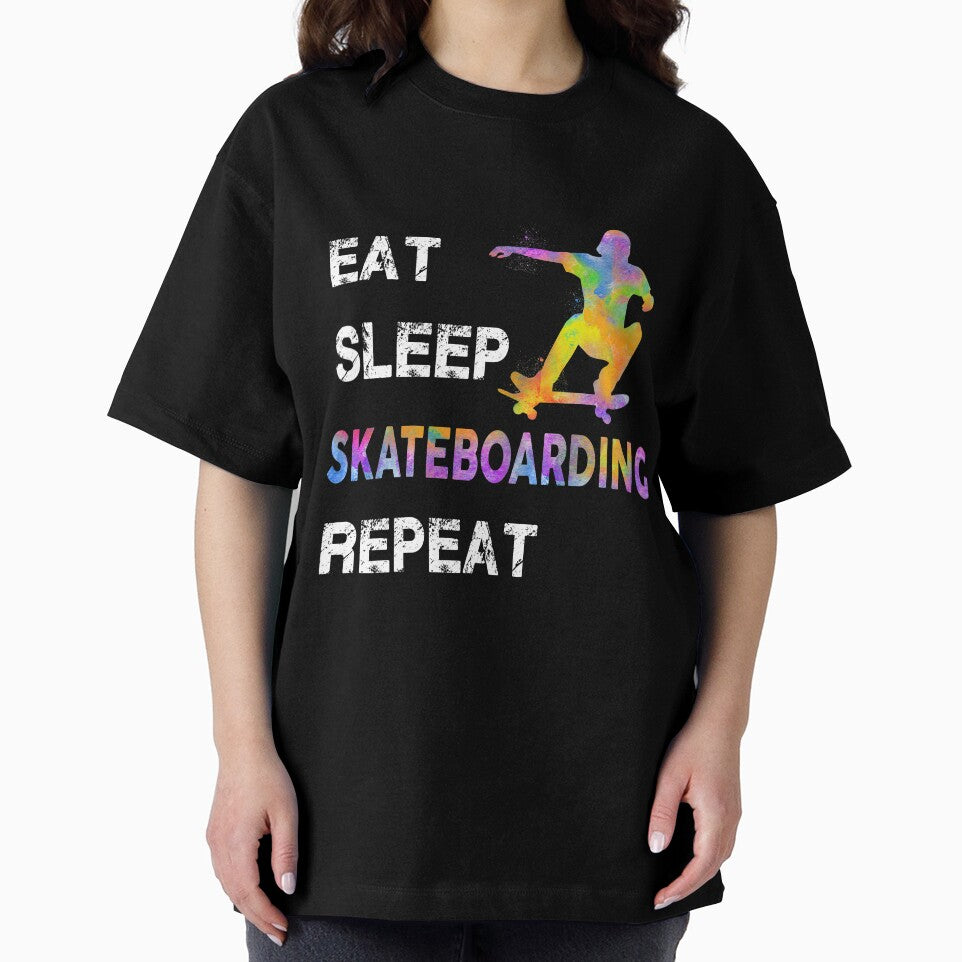 Eat Sleep Skateboarding Repeat by SweetTea4U T-Shirts, Hoodie, Sweatshirt | BlankRebels.com (Image 2)