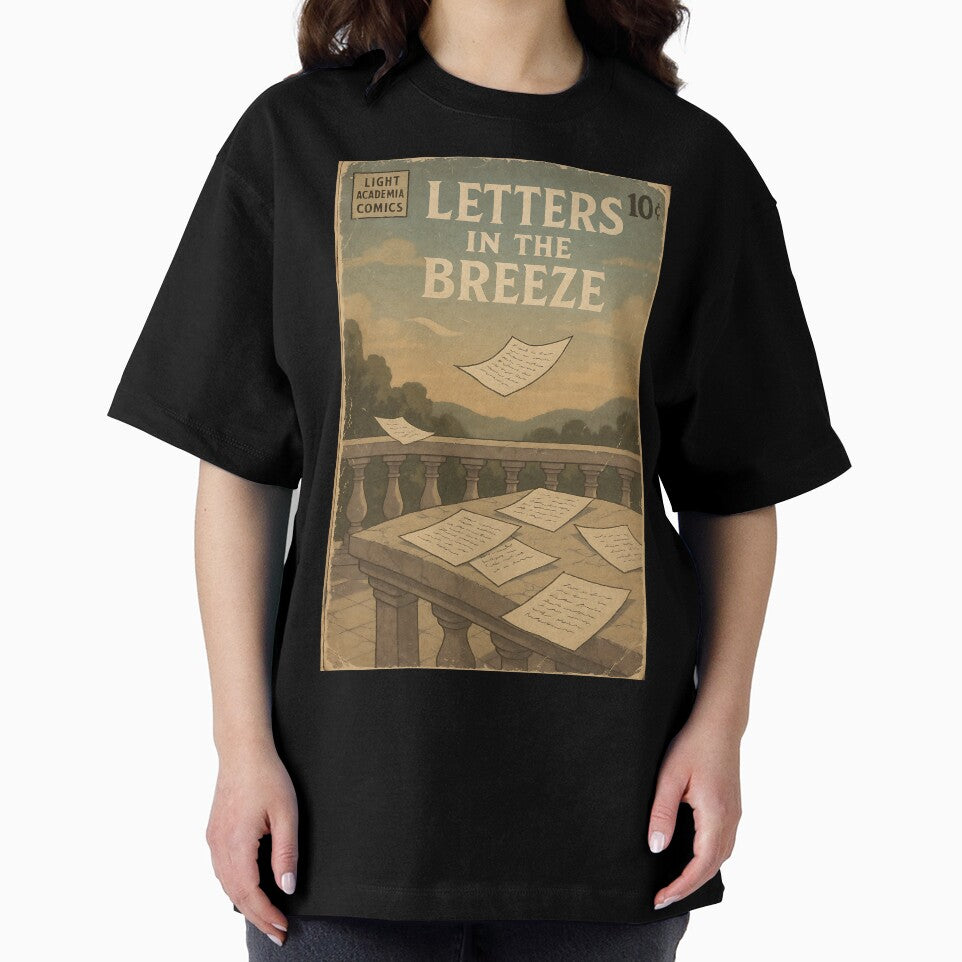 Poetic Light Academia: Letters in the Breeze by bapupa T-Shirts, Hoodie, Sweatshirt | BlankRebels.com (Image 2)