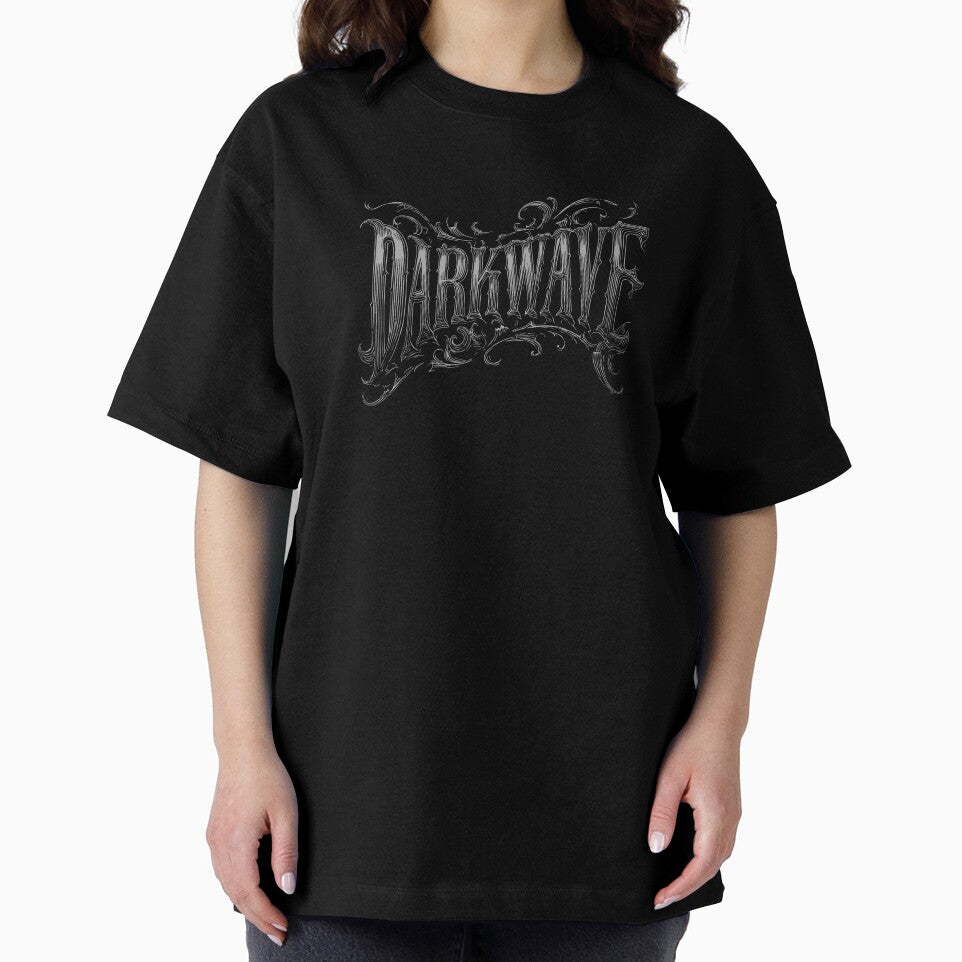 DARKWAVE | Gothic font motif by drizzd T-Shirts, Hoodie, Sweatshirt | BlankRebels.com (Image 2)