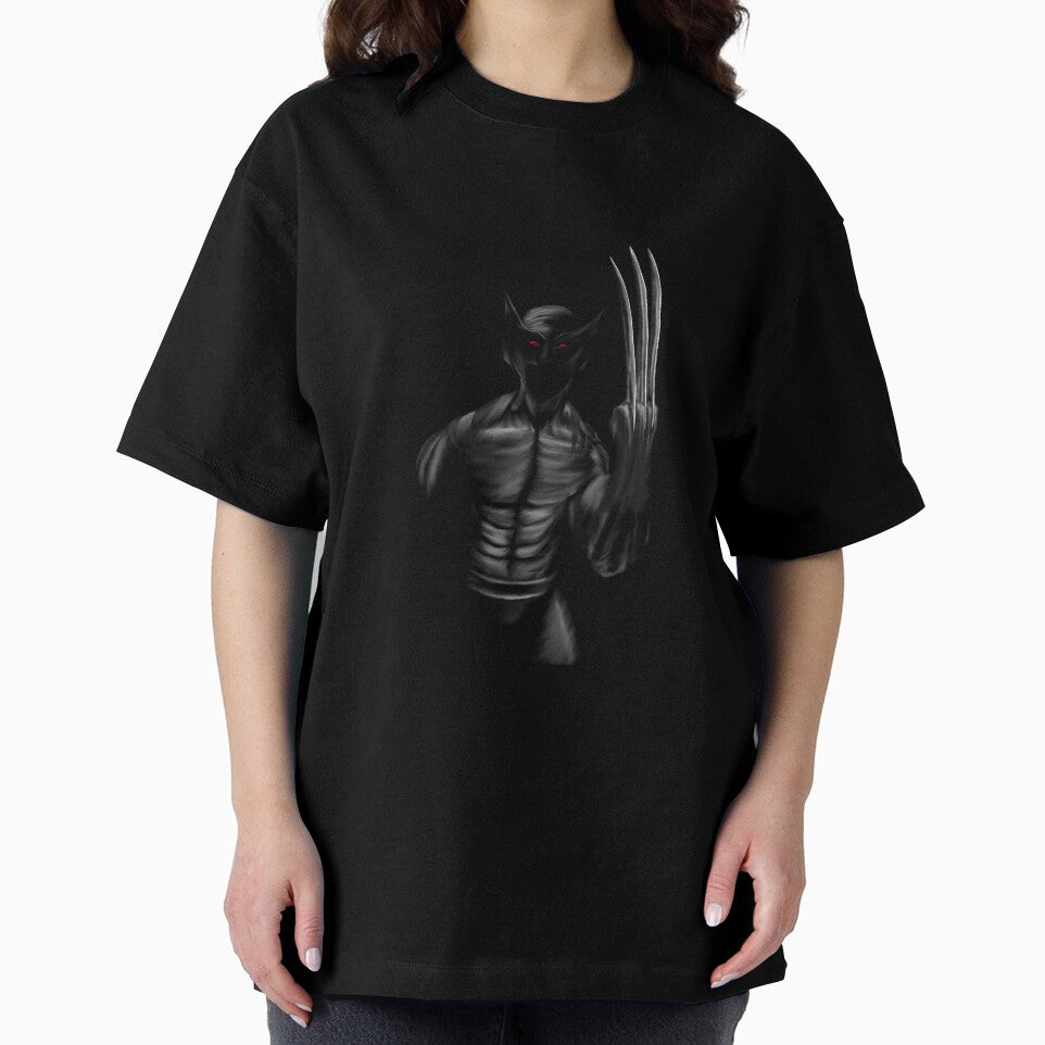 Monochrome Aggression (Wolverine) - No background by TheArtOfChaz T-Shirts, Hoodie, Sweatshirt | BlankRebels.com (Image 2)