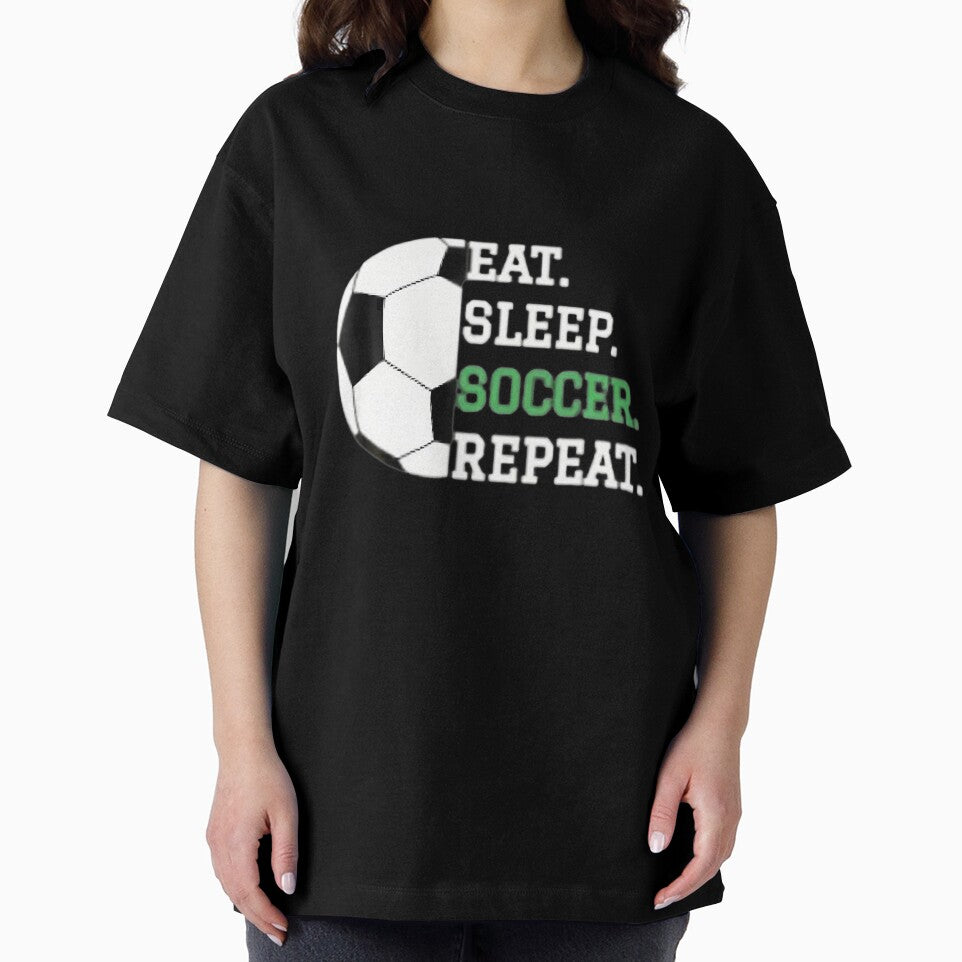 Eat Sleep Soccer Repeat Soccer Player Coach Boys Men by cordfried3h
