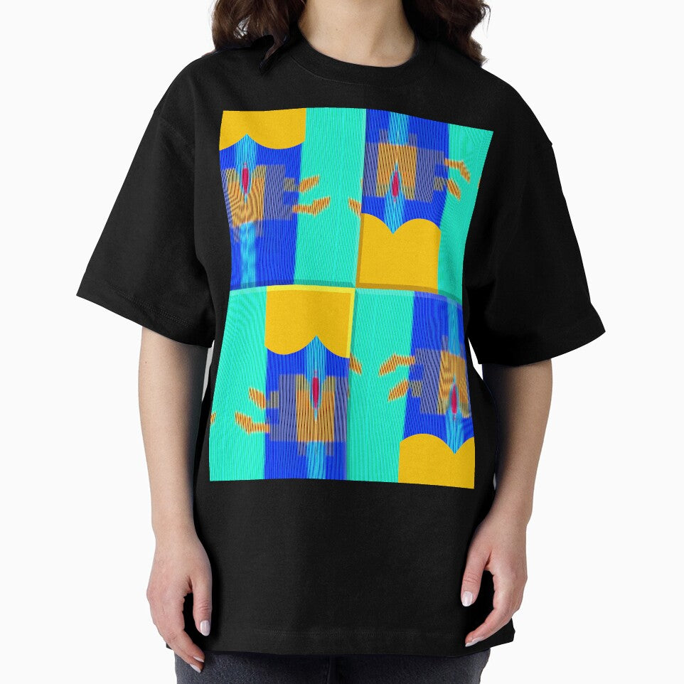 Vibrant music abstract minimalist guitar exotic summer blue - sunny gift for guitarists musicians and minimalist music and guitar lover by Ralek