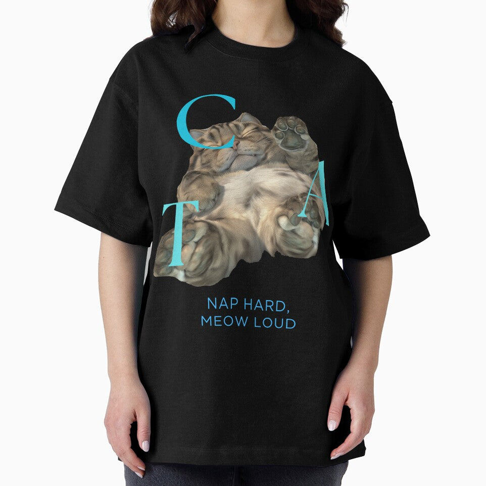 Nap Hard, Meow Loud-Lazy Cat by ACpixl