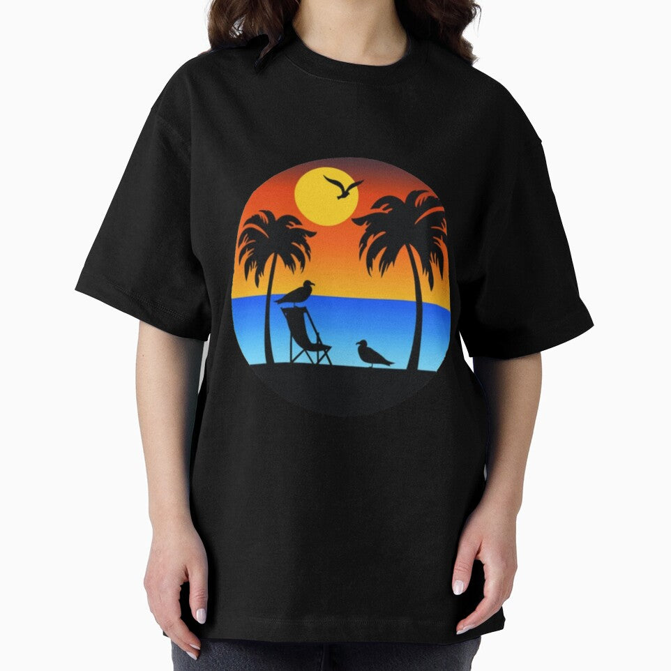 Sunset Palm Beach Tropical days by Alexandra Designer T-Shirts, Hoodie, Sweatshirt | BlankRebels.com (Image 2)