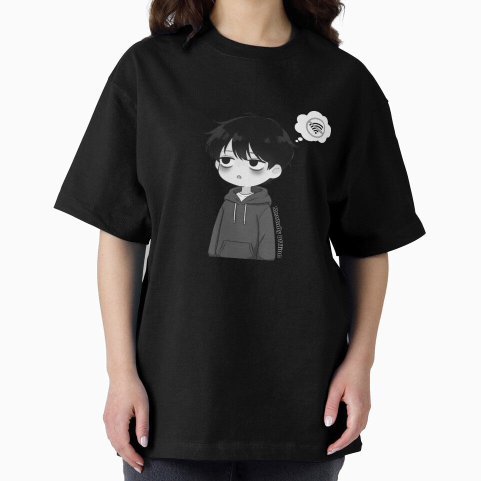 Mentally Offline Disconnected Chibi Boy by Jingky T-Shirts, Hoodie, Sweatshirt | BlankRebels.com (Image 2)