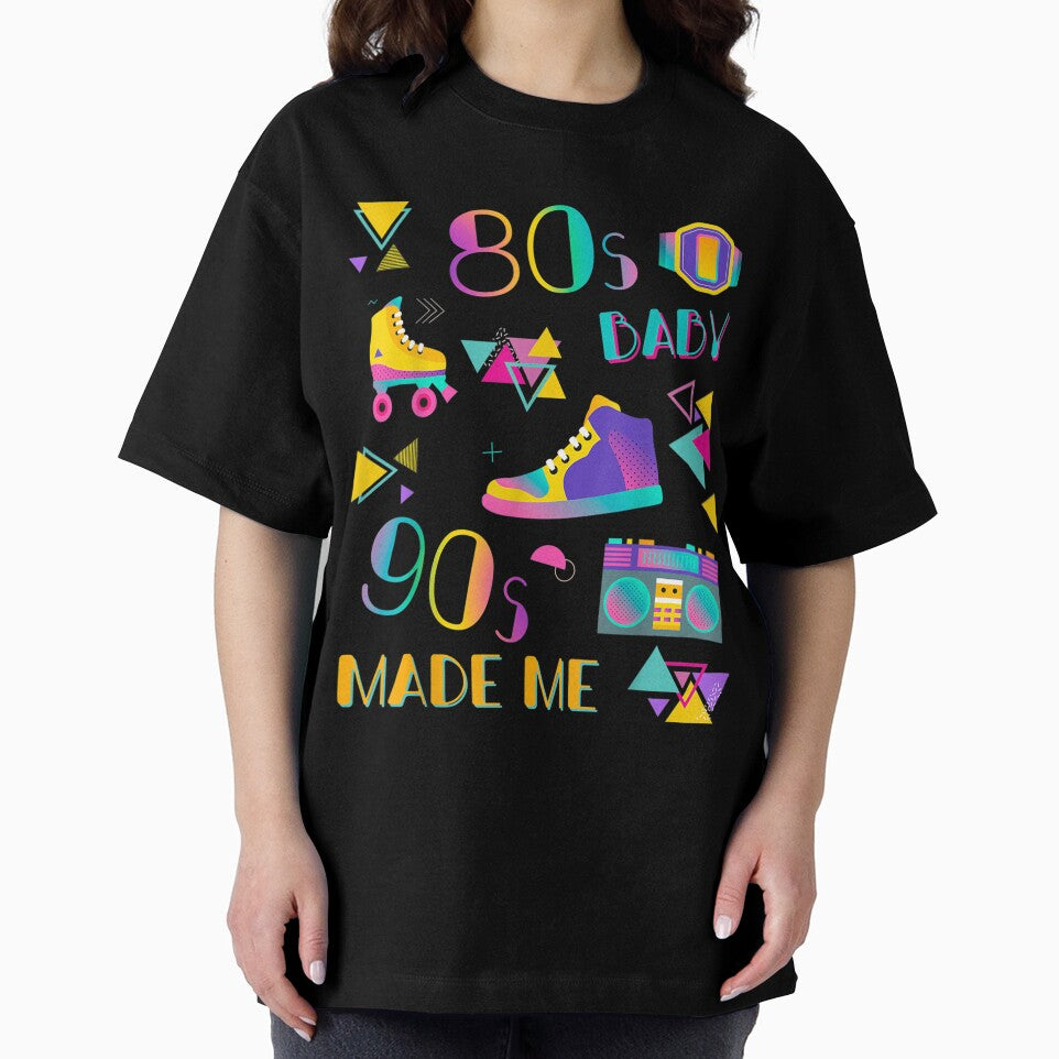 80s Baby 90s Made Me Retro 1980s 1990s Halloween Party by SnowStore98 T-Shirts, Hoodie, Sweatshirt (Image 2)