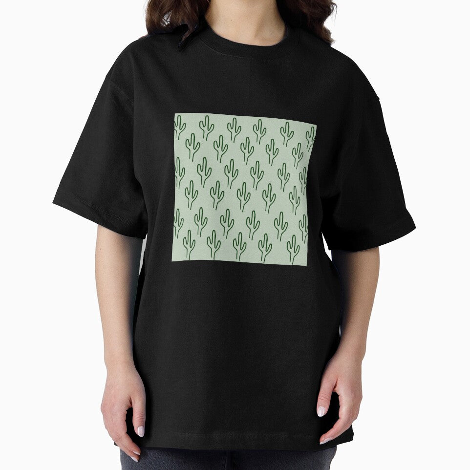 Green boho cactus pattern by Thegentleshop T-Shirts, Hoodie, Sweatshirt | BlankRebels.com (Image 2)