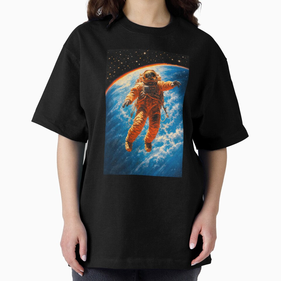 Cosmic Astronaut Floating in Space Art by GetGoodFit T-Shirts, Hoodie, Sweatshirt | BlankRebels.com (Image 2)