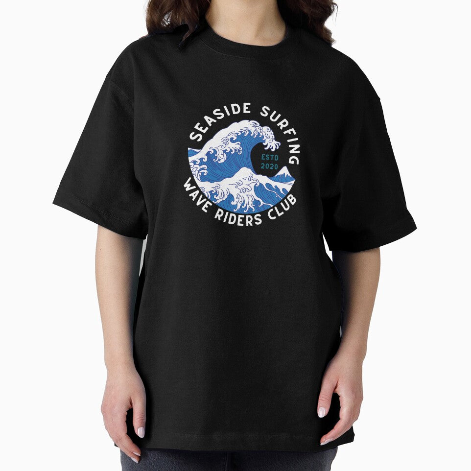 Vintage Art Seaside Surfing Wave Riders Club by FrescoNat T-Shirts, Hoodie, Sweatshirt | BlankRebels.com (Image 2)