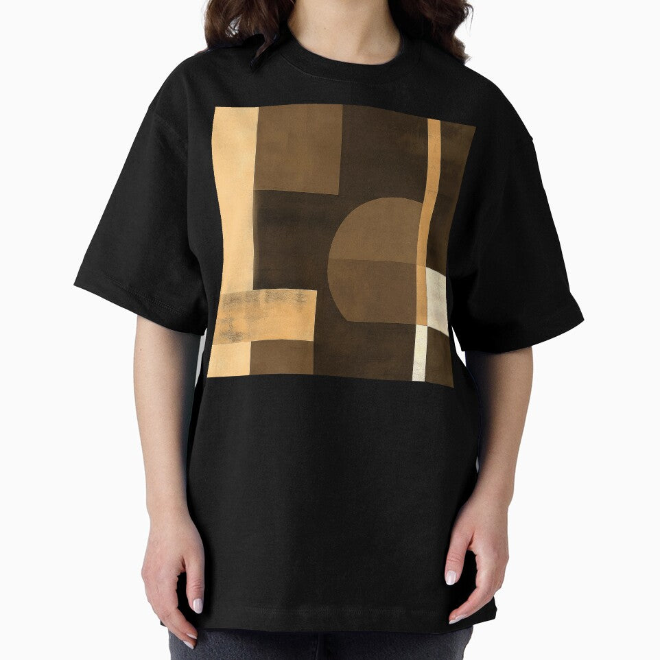 Boho Geometric Distressed Textured-Style Modern Abstract Shapes by DEC02