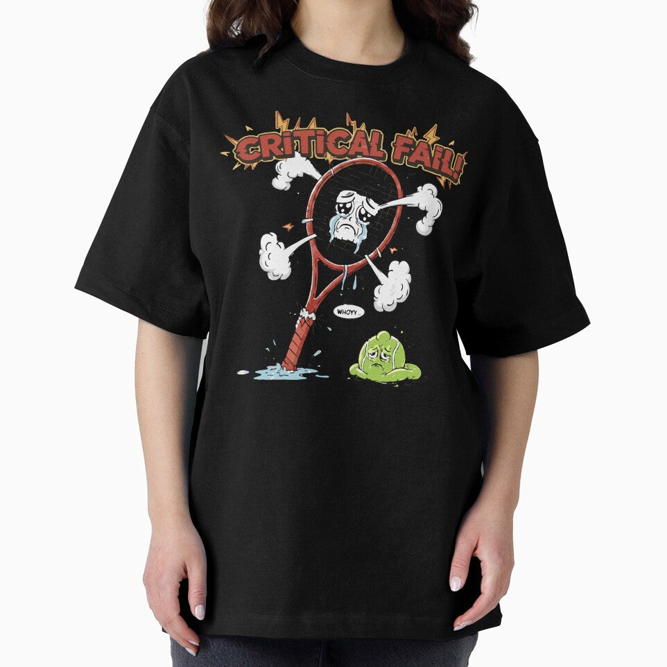Critical Fail Tennis: The Serve That Created a Crater (tennis meme and devastation) by Artbesttopic T-Shirts,... (Image 2)