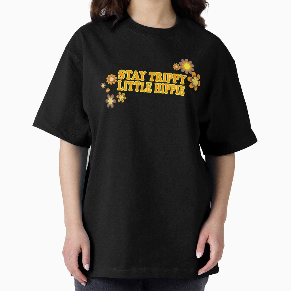 Stay Trippy Little Hippie Essential Sticker by SW33TSP0T T-Shirts, Hoodie, Sweatshirt | BlankRebels.com (Image 2)