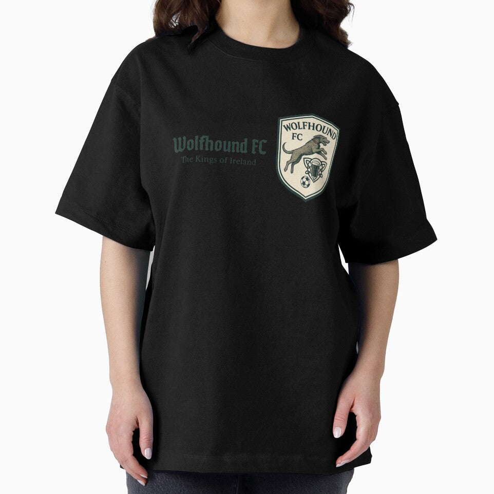 Wolfhound FC - Leaping Irish Wolfhounds - Kings of Ireland - Green font by Irish Wolfhound Central