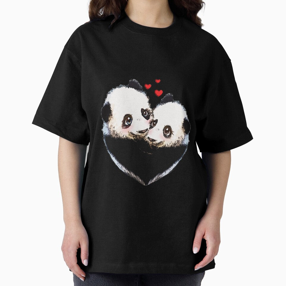 panda and love, sweet heart by Collagedream T-Shirts, Hoodie, Sweatshirt | BlankRebels.com (Image 2)