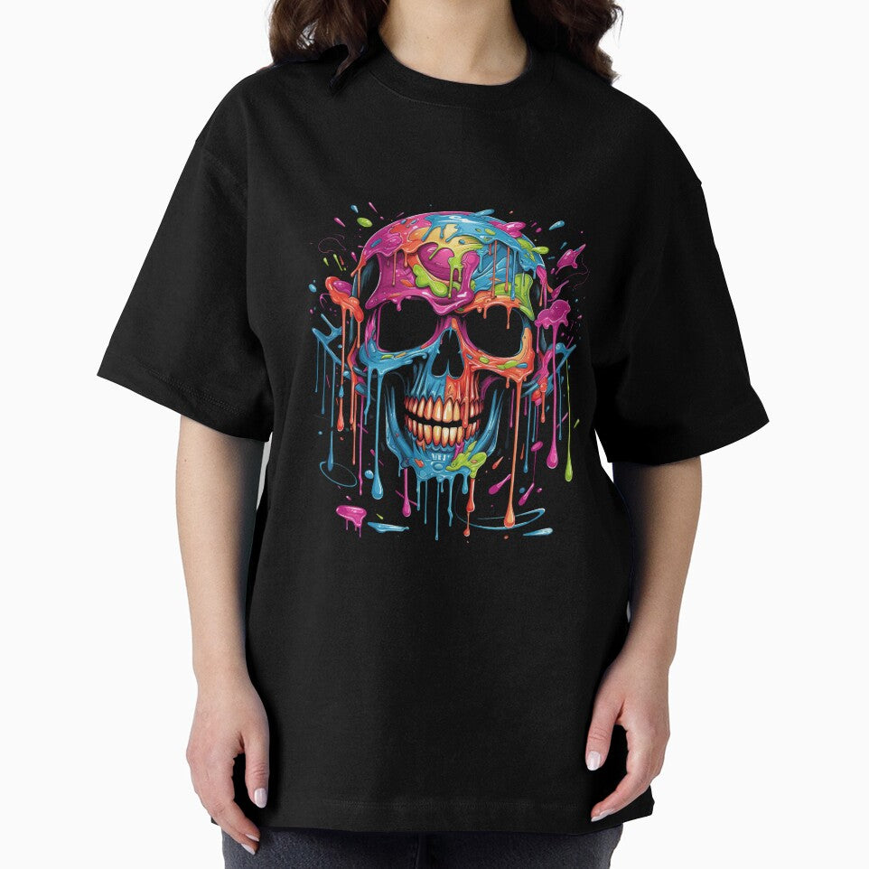 Colorful Skull Art by acrylicartp T-Shirts, Hoodie, Sweatshirt | BlankRebels.com (Image 2)