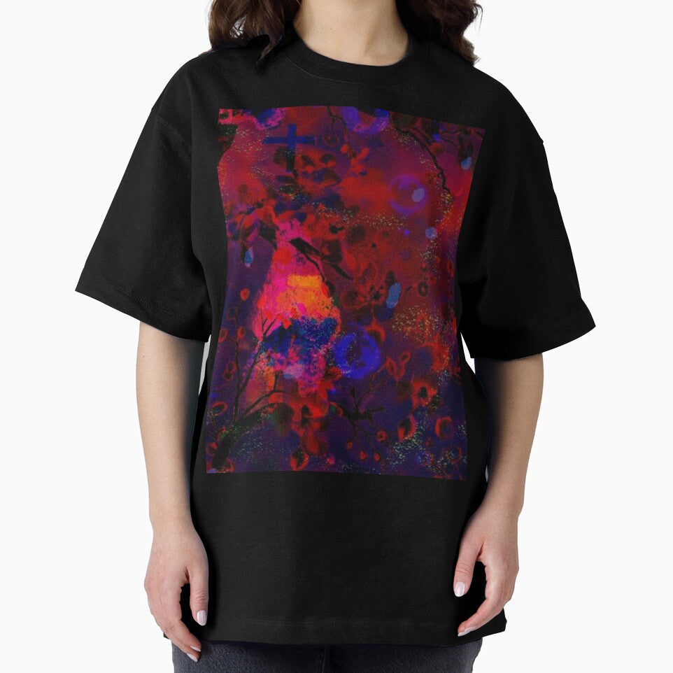 Abstract botanical in burning red by BatNature T-Shirts, Hoodie, Sweatshirt | BlankRebels.com (Image 2)