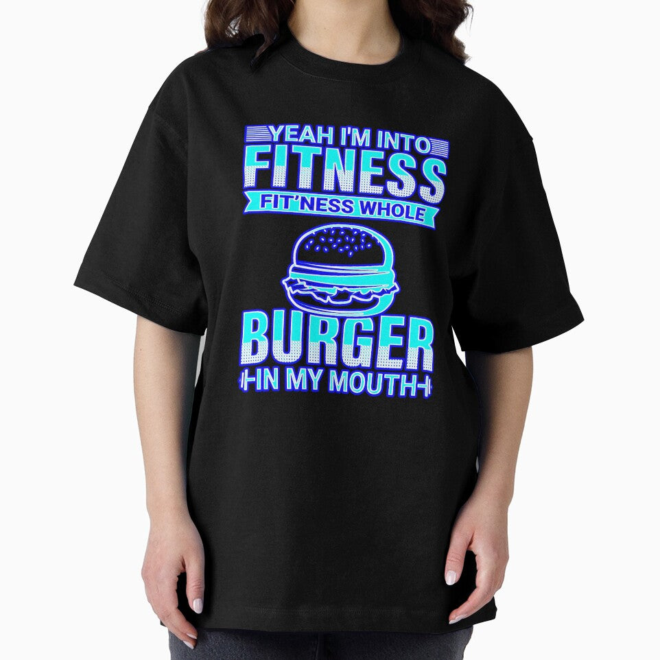 Funny Burger Lover Fitness #1 by creativerooney
