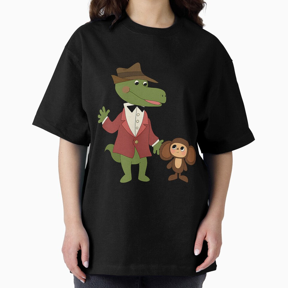 Gena And Cheburashka by NoeWalt T-Shirts, Hoodie, Sweatshirt | BlankRebels.com (Image 2)
