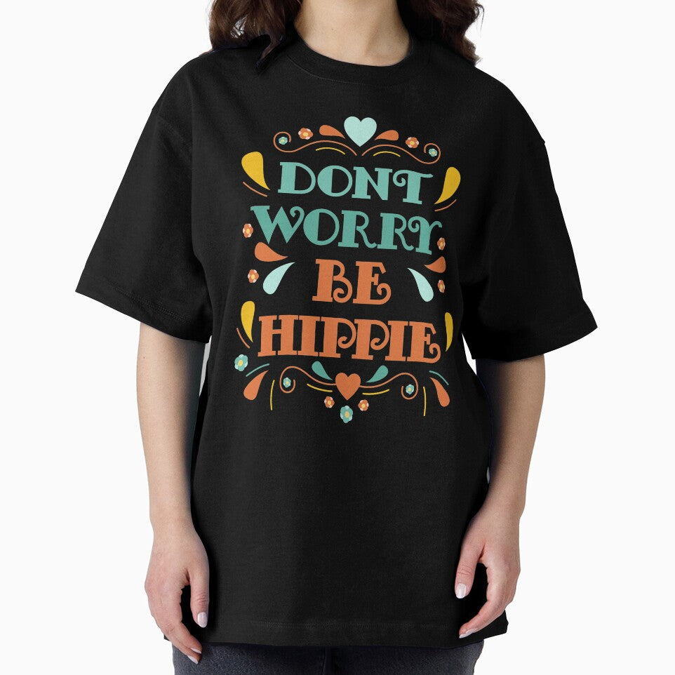 be hippie loveheart dont worry by mwvenus T-Shirts, Hoodie, Sweatshirt | BlankRebels.com (Image 2)
