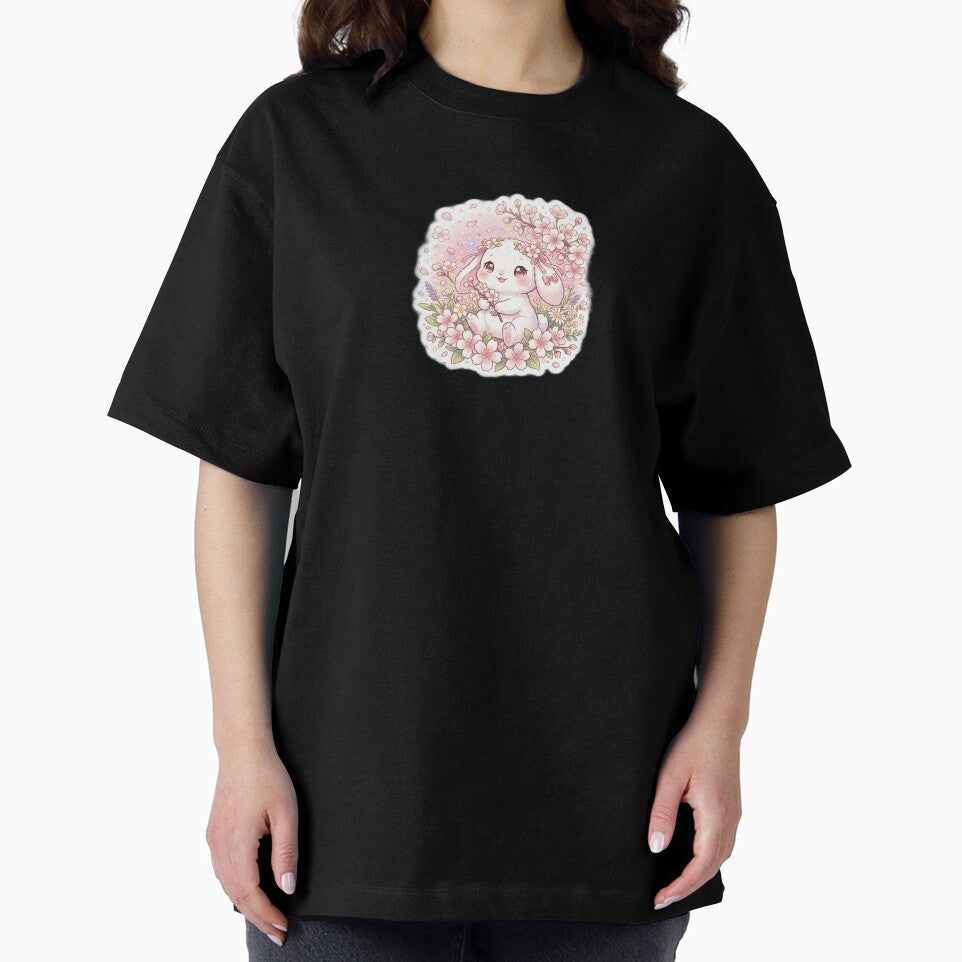 Kawaii Bunny Spring - Cute Flower Sticker by Glitchfab