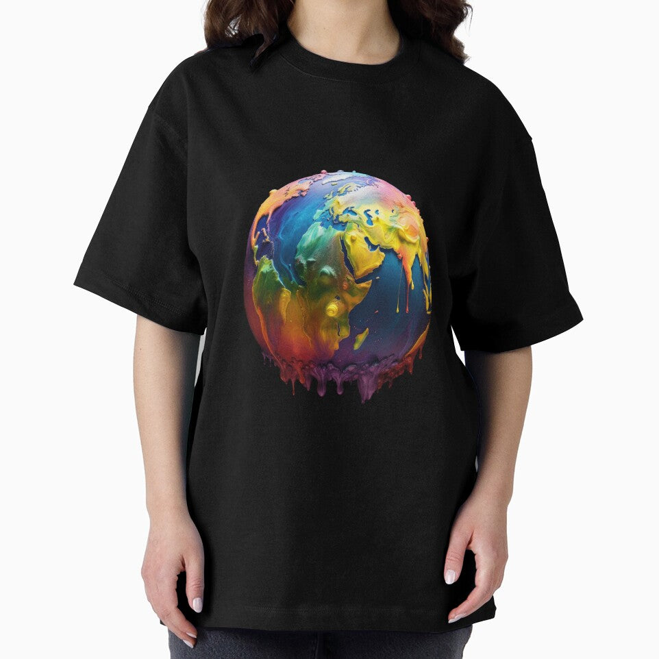 EARTH COLORFUL PAINT by Ebuch007 T-Shirts, Hoodie, Sweatshirt | BlankRebels.com (Image 2)