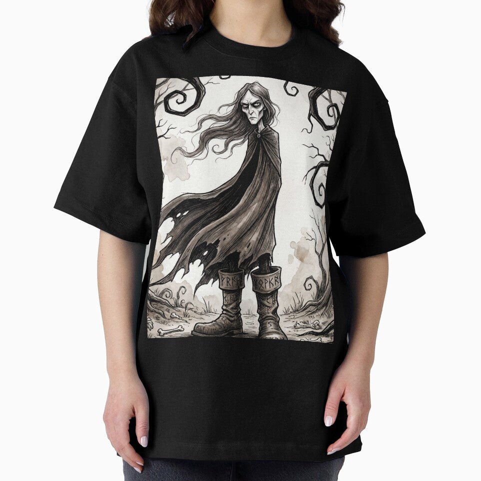 Vidar Ancient Norse God Gothic style illustration by Vintage Designs + T-Shirts, Hoodie, Sweatshirt (Image 2)