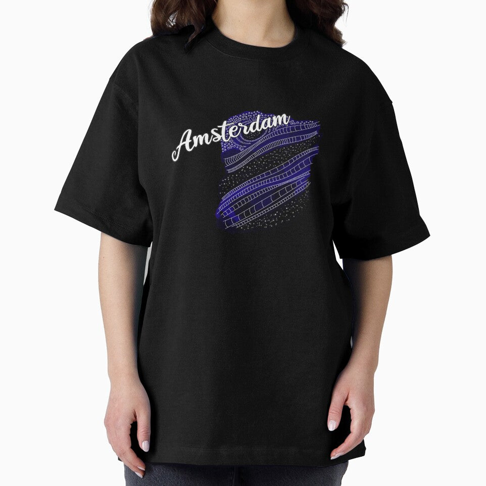 Galaxy Lettering Watercolor Amsterdam by AOCreativeProd T-Shirts, Hoodie, Sweatshirt | BlankRebels.com (Image 2)