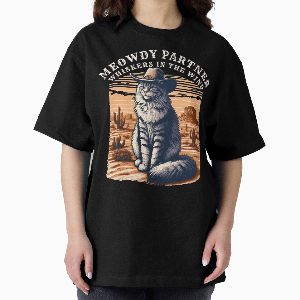 Meowdy Partner Whiskers in the Wind by TomFrontierArt T-Shirts, Hoodie, Sweatshirt | BlankRebels.com (Image 2)